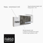 Кварцевый плинтус Fargo 69W921 Дуб Чикаго градиент