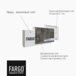 Кварцевый плинтус Fargo VL 88015-007 Дуб Табачный