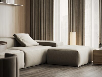 Fargo Bevel Дуб Бастион в интерьере