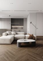 Кварцевый SPC ламинат Fargo Bevel Parquet Дуб Квебек 33-6191-8